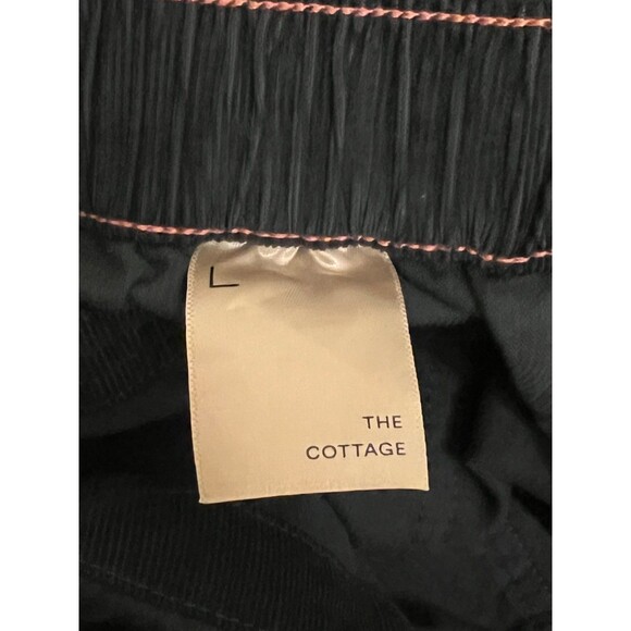 ANTHROPOLOGIE Pilcro Navy Blue The Cottage Corduroy Pants Pull-On High Rise L - Picture 7 of 8